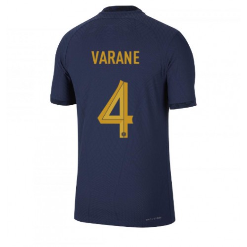 Francie Raphael Varane #4 Domácí Dres MS 2022 Krátký Rukáv